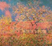 Claude Monet Printemps a Giverny painting